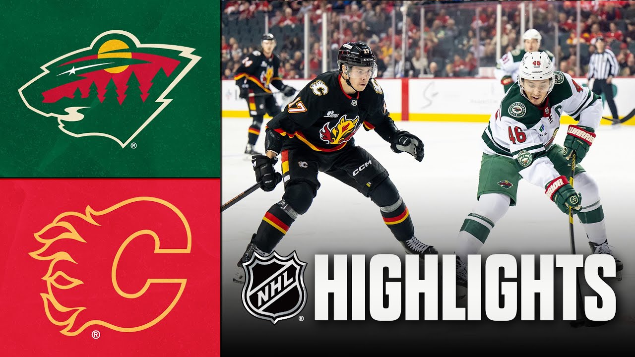Wild vs. Flames | NHL Highlights | December 04, 2025