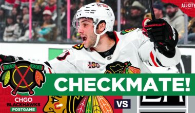 BLACKHAWKS POSTGAME: Frank Nazar EXTENDS 4-Game Point Streak, Chicago Wins In LA | CHGO Blackhawks