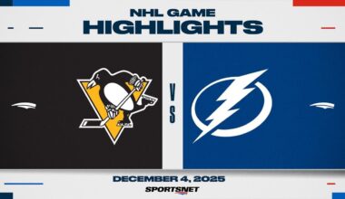 NHL Highlights | Penguins vs. Lightning - December 4, 2025
