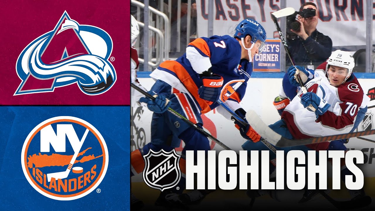 Avalanche vs. Islanders | NHL Highlights | December 04, 2025