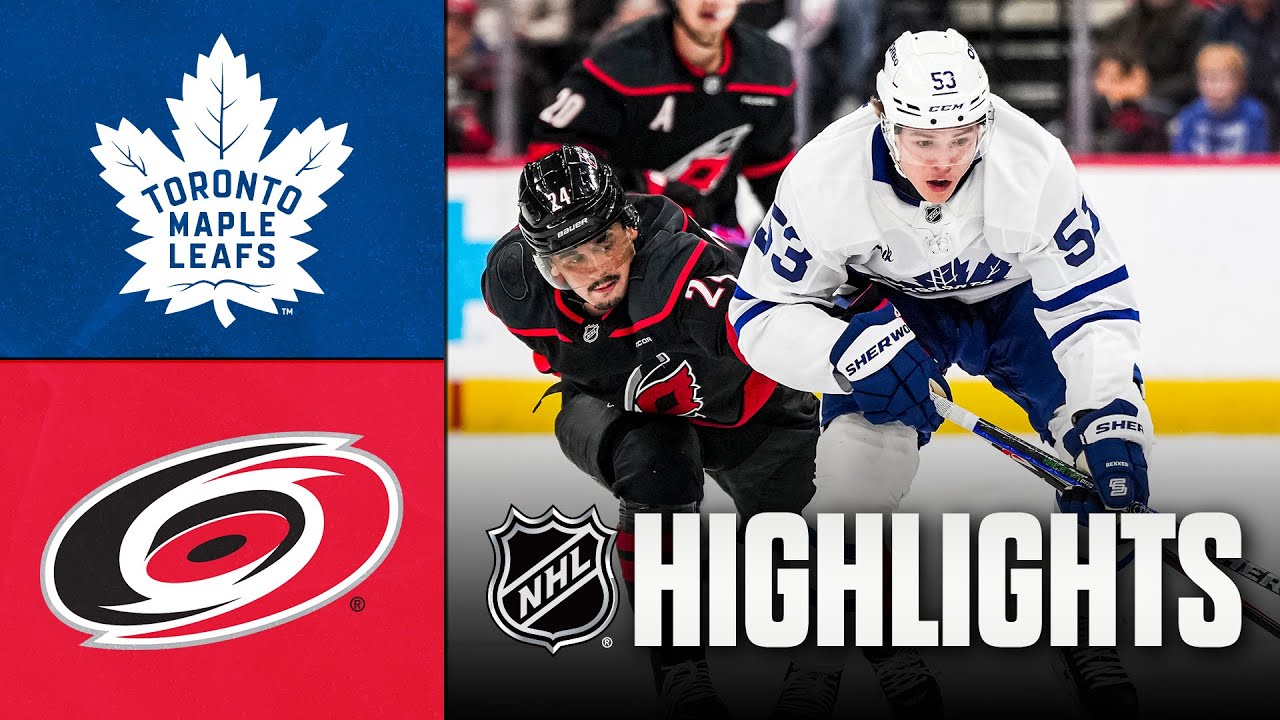 Maple Leafs vs. Hurricanes | NHL Highlights | December 04, 2025