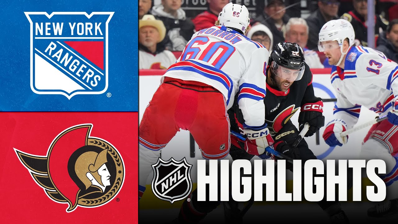Rangers vs. Senators | NHL Highlights | December 04, 2025