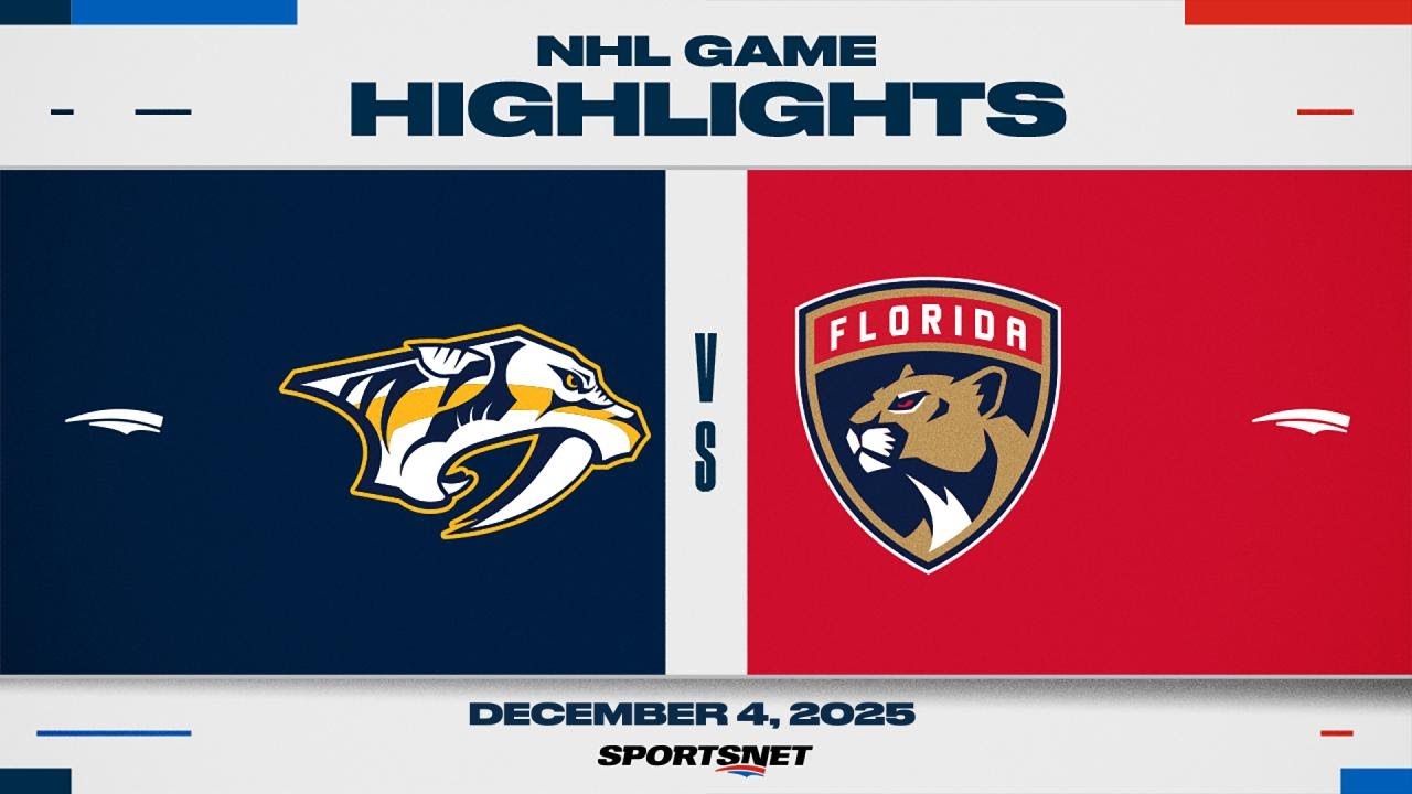 NHL Highlights | Predators vs. Panthers - December 4, 2025
