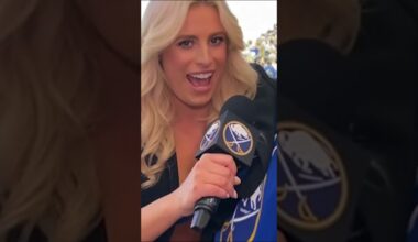 NHL Reporter Fan Interview - KeyBank Center #nhl #nhlhighlights #buffalosabres #funnyshorts #funny