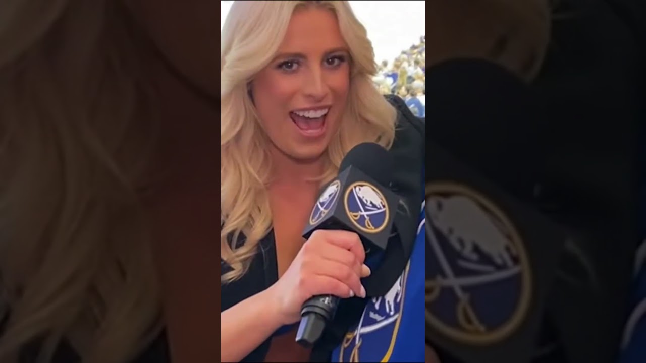NHL Reporter Fan Interview - KeyBank Center #nhl #nhlhighlights #buffalosabres #funnyshorts #funny