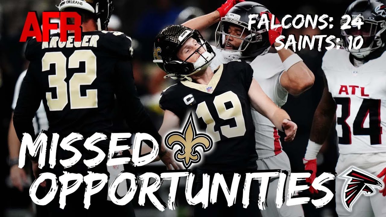 REACTION: Falcons 24, Saints 10 | CUT BLAKE GRUPE NOW!!! New Orleans Offense Hits New Low!