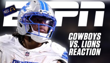 Cowboys vs. Lions Reaction 🦁 Jahmyr Gibbs scores 3 TD’s to snap skid | SC with SVP