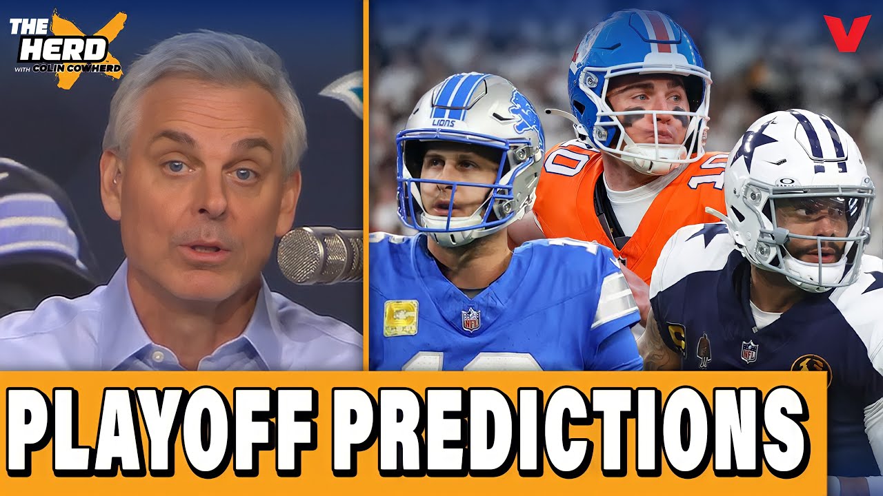 Colin Cowherd's Playoff Predictions: Cowboys-Lions ELIMINATION GAME + Broncos READY | THE HERD NFL