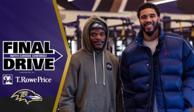 Inside NBA Superstar Jayson Tatum's Visit With Ravens | Baltimore Ravens Final Drive