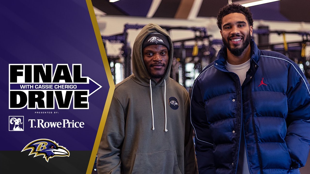 Inside NBA Superstar Jayson Tatum's Visit With Ravens | Baltimore Ravens Final Drive