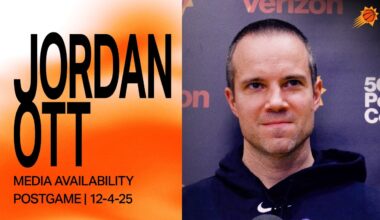 Head Coach Jordan Ott Practice Media Availability | Phoenix Suns | 12-4-25