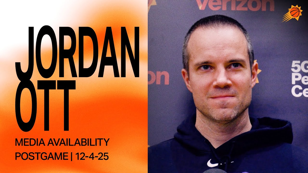 Head Coach Jordan Ott Practice Media Availability | Phoenix Suns | 12-4-25