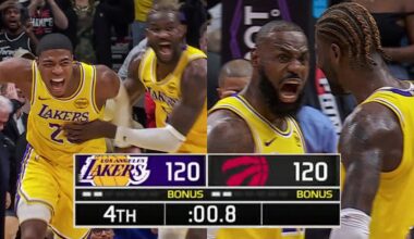 Final 3:57 WILD ENDING Lakers at Raptors 🚨 | December 4, 2025