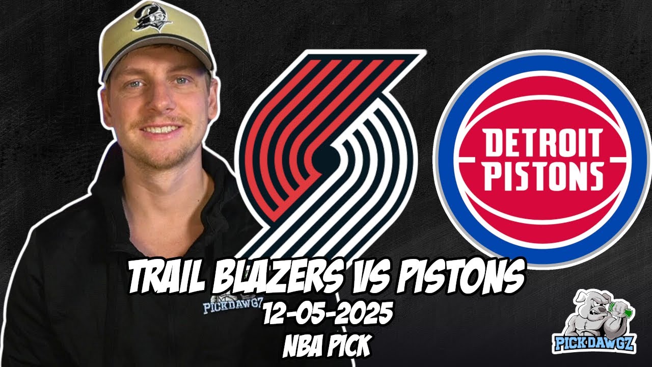 Portland Trail Blazers vs Detroit Pistons 12/5/25 NBA Free Picks & Prediction | NBA Tips