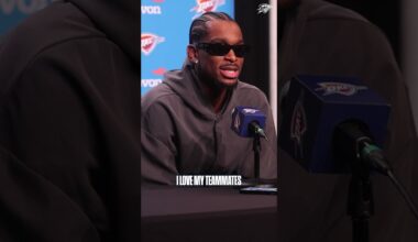 Nothing but love for this team 🫶 #okcthunder  #nba