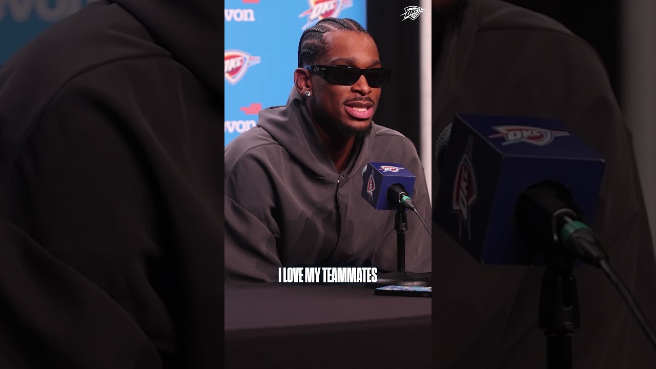 Nothing but love for this team 🫶 #okcthunder  #nba