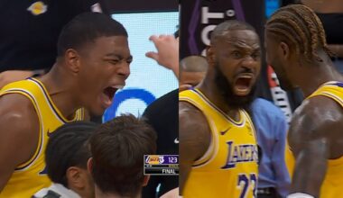 Rui Hachimura INSANE game winner buzzer beater vs Raptors and LeBron's 10+ streak ends