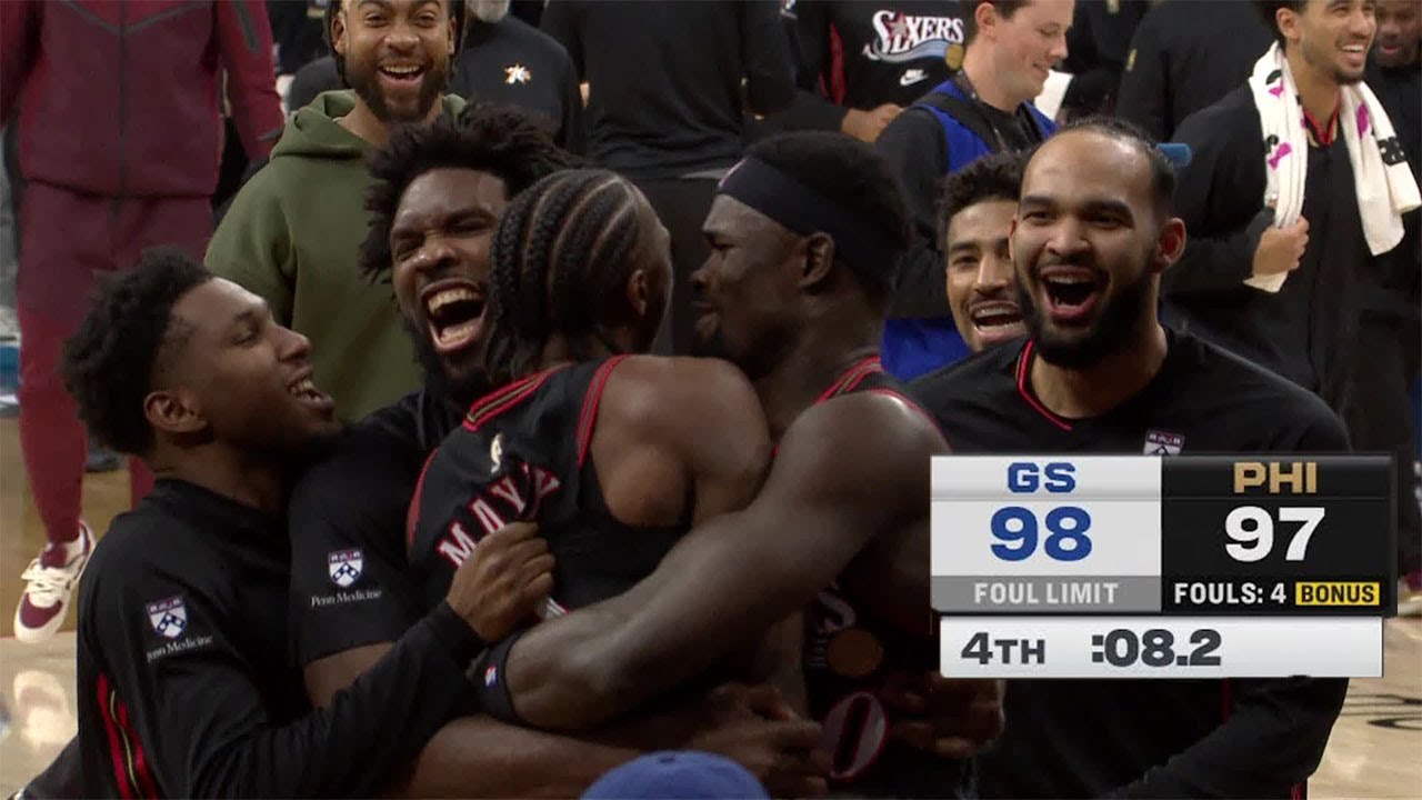 Final 5:22 INSANE ENDING Warriors at 76ers 🤯 🚨 | December 4, 2025