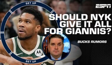 Windy suggests the Knicks should have IMMEDIATELY MET about trading for Giannis 🍿 | Get Up