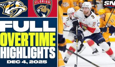 Nashville Predators at Florida Panthers | FULL Overtime Highlights - December 4, 2025