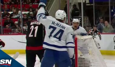 Bobby McMann Scores On Maple Leafs' First Shot For Fourth Straight Game