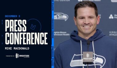 Head Coach Mike Macdonald Previews Upcoming Matchup at Falcons