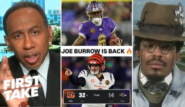 FIRST TAKE | "Joe Burrow is elite, Bengals have a real chance to win it all" - Stephen A. Smith