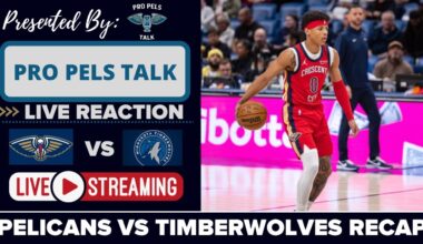 LIVE REACTION POSTGAME SHOW: New Orleans Pelicans vs Minnesota Timberwolves