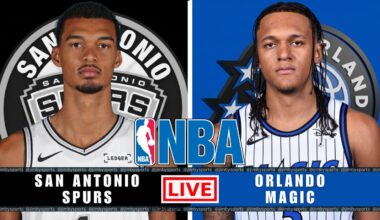 San Antonio Spurs vs Orlando Magic | NBA Live Today | Play-By-Play Scoreboard 2025