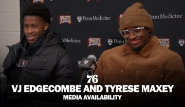 Philadelphia 76ers Postgame Media Availability 🎙️ | VJ Edgecombe and Tyrese Maxey | 12.04.25