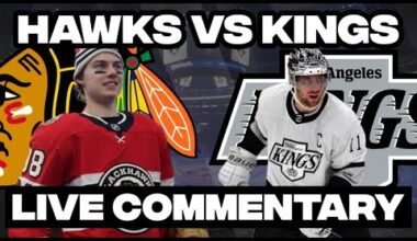 Chicago Blackhawks Vs Los Angeles Kings LIVE COMMENTARY! | 2025-26 NHL Season