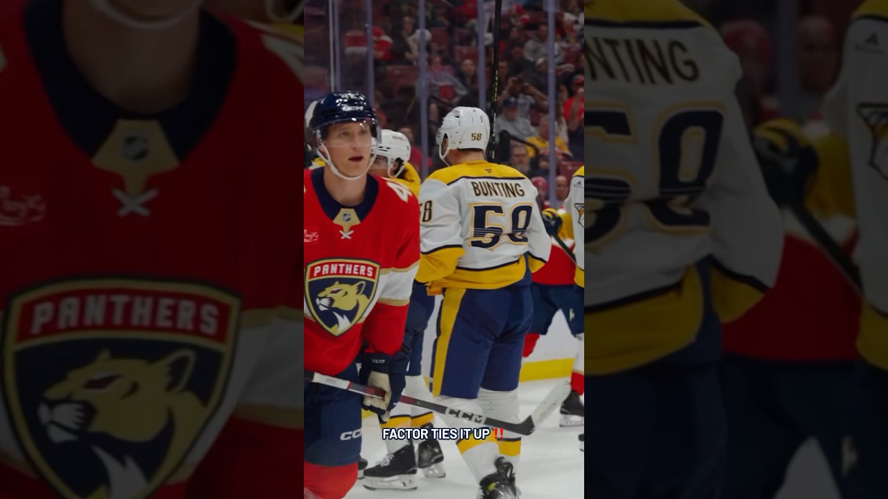 AUTO PARTS TIES IT UP 🗣️ #nhlhighlights #predsnhl