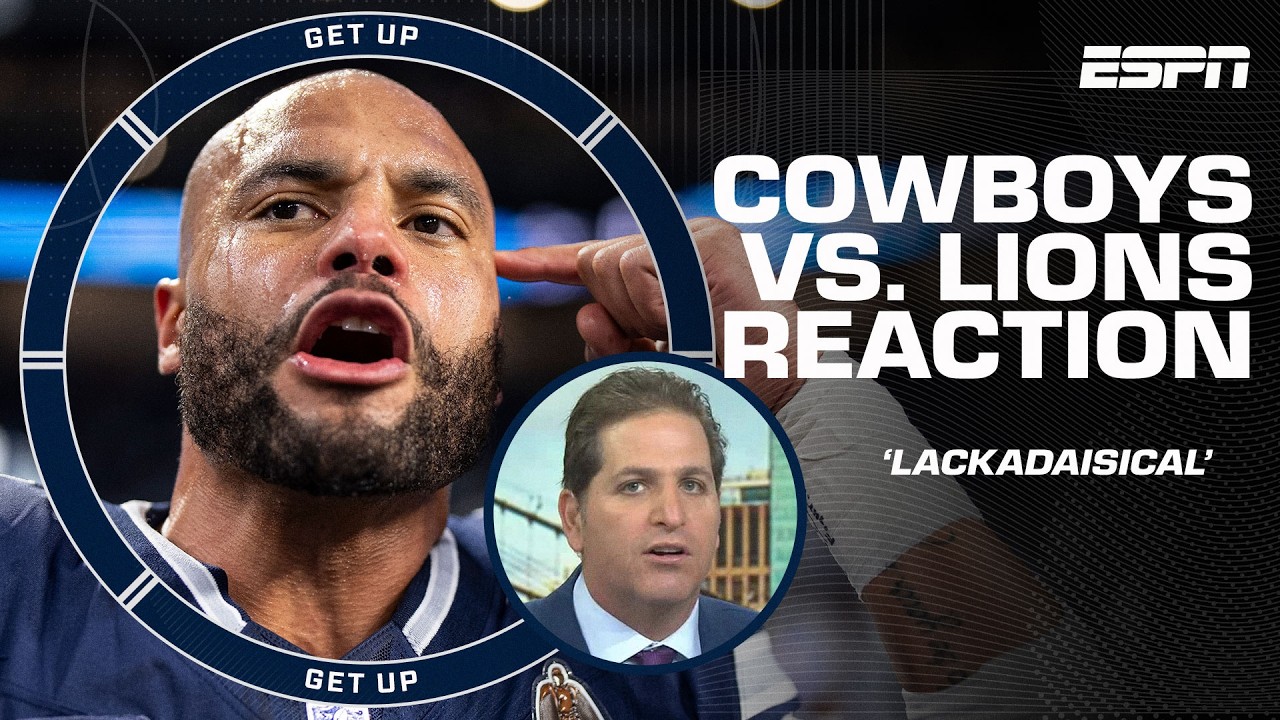 Cowboys, WHAT HAPPENED?! 😳 Peter Schrager says NOTHING went their way vs. the Lions 👀 | Get Up