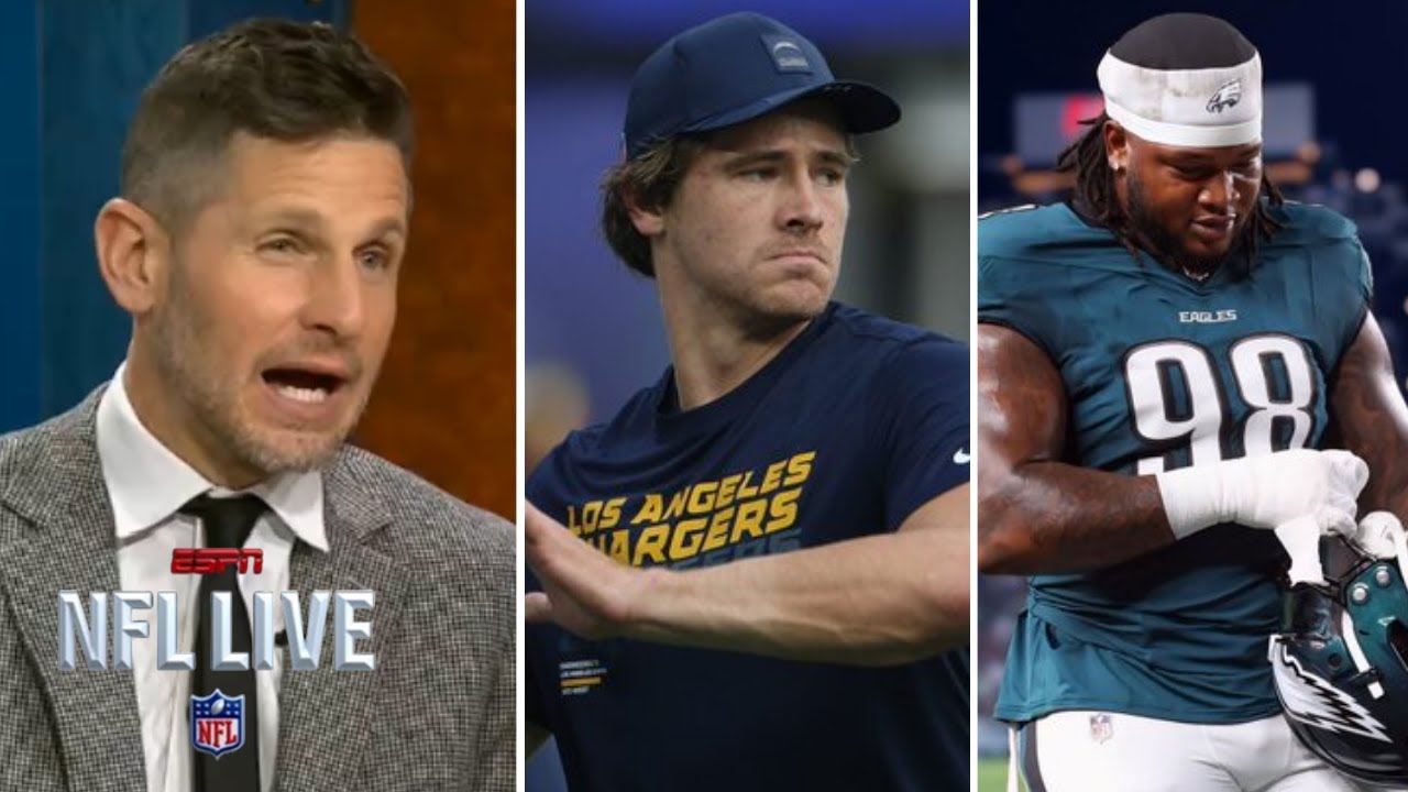 NFL LIVE | Eagles D will be 'dogfight' even without Jalen Carter! - Dan O. WARNS Herbert & Chargers