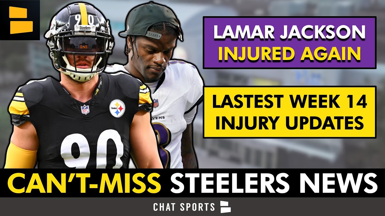 Steelers News: Lamar Jackson NOT PLAYING This Week With New Injury? + Latest Steelers Injury Updates