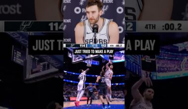 Breaking down that final play 🎥 #nba #spurs #lukekornet