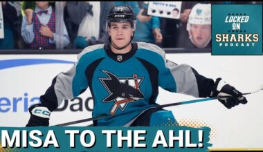 San Jose Sharks' Michael Misa RETURNS, World Juniors BUZZ | Sharks Get STEAMROLLED By Capitals