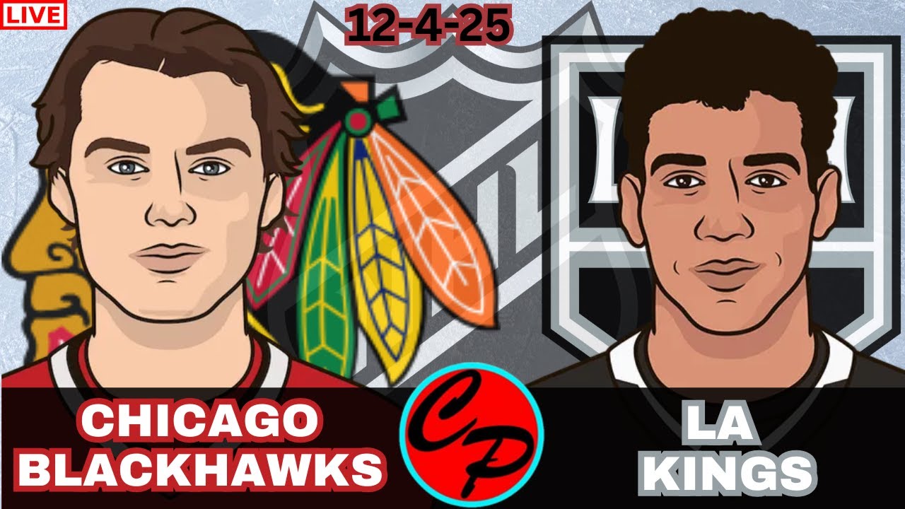 Chicago Blackhawks vs LA Kings NHL Hockey Live Game Cast & Audio