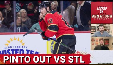 Injuries Mounting For Ottawa Senators Ahead Of Important Home Game vs St Louis Blues