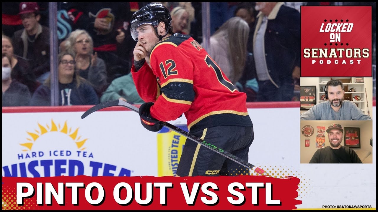 Injuries Mounting For Ottawa Senators Ahead Of Important Home Game vs St Louis Blues