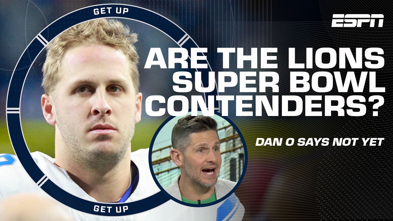 Dan Orlovsky ISN'T SOLD on the Detroit Lions as a Super Bowl contender 🗣️ 'THEY'RE TIER 2!' | Get Up