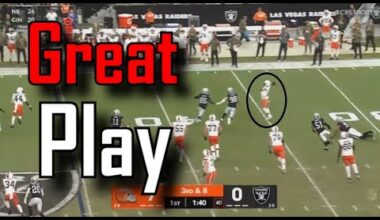 Shedeur Sanders makes a GREAT play for a 52 yard catch | Cleveland Browns Vs Las Vegas Raiders