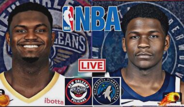 LIVE: MINNESOTA TIMBERWOLVES vs NEW ORLEANS PELICANS | NBA | PLAY BY PLAY | SCOREBOARD