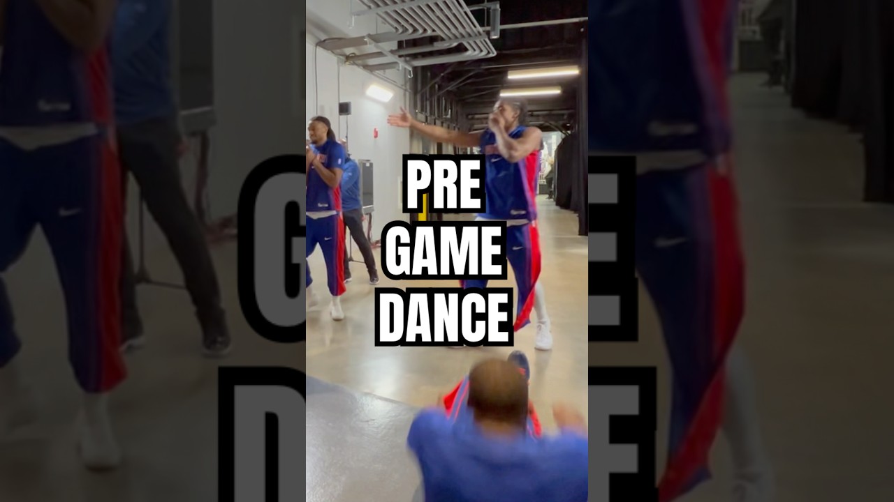 Vibes are SO UP #nba #detroitpistons