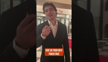 Flyers show off their best poker faces #shorts