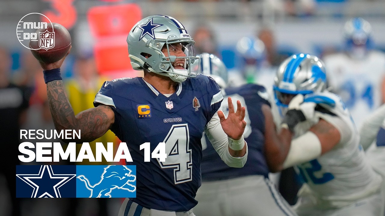 Dallas Cowboys vs. Detroit Lions | Resumen NFL en español - Semana 14 | NFL Highlights 2025