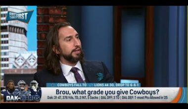 FIRST THINGS FIRST | Nick Wright RIPS Dallas Cowboys For FAILING To Be GREAT | NFL