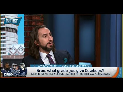 FIRST THINGS FIRST | Nick Wright RIPS Dallas Cowboys For FAILING To Be GREAT | NFL