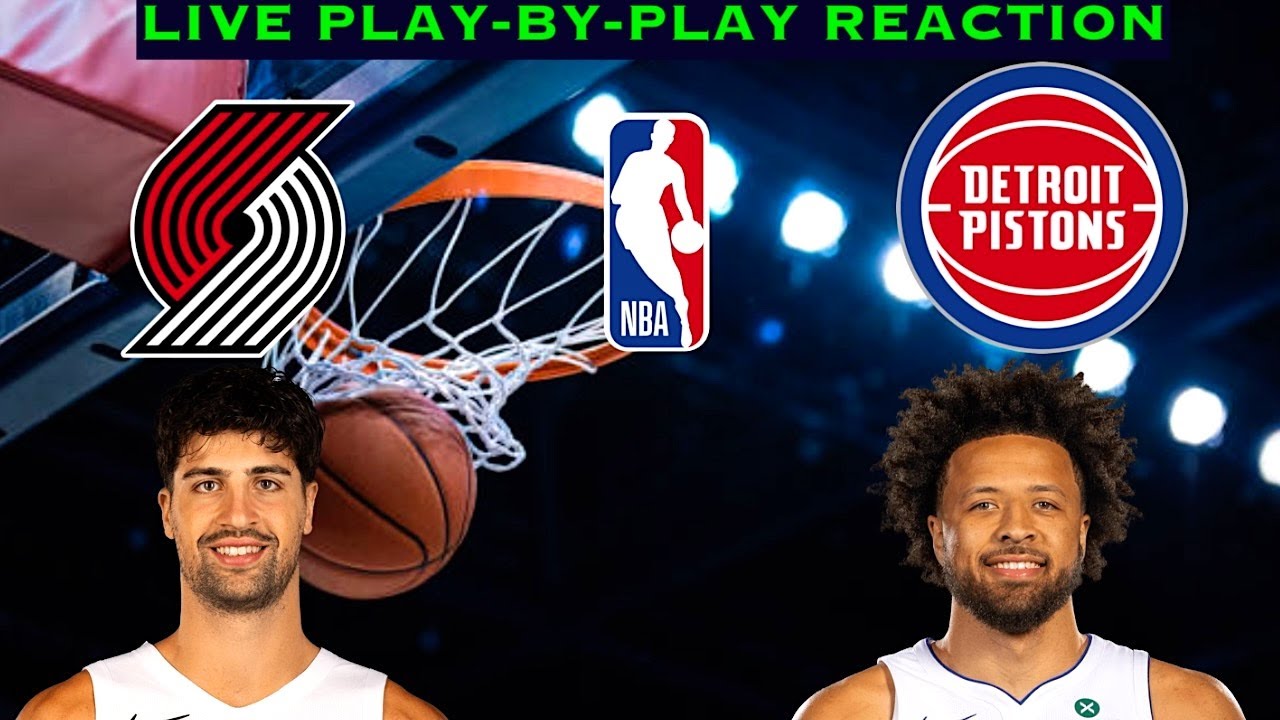 Portland Trail Blazers vs Detroit Pistons NBA Play-By-Play Reaction 12/5/25 LIVE