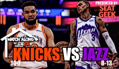 NEW YORK KNICKS VS UTAH JAZZ LIVE PLAY BY PLAY! | WATCH ALONG W/ CK2K
